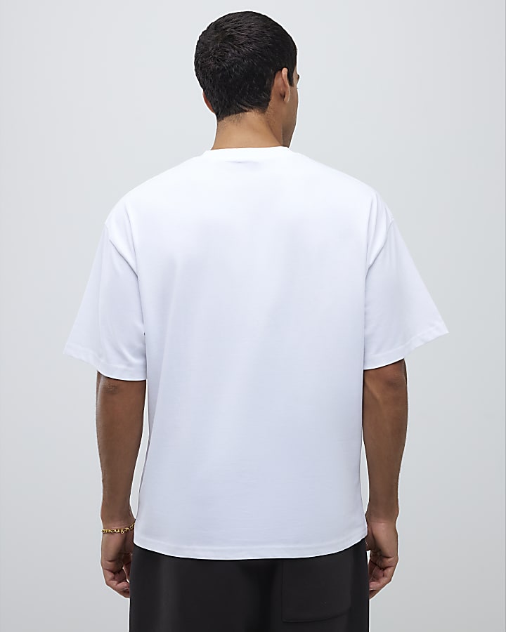 River Island White Oversized Fit Pack Of 3 T-Shirts
