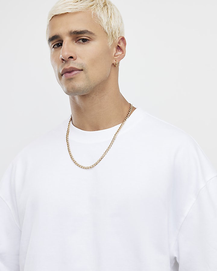 River Island White Oversized Fit Pack Of 3 T-Shirts