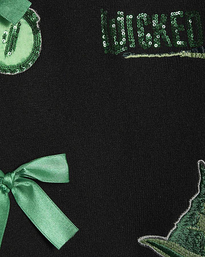 river island Wicked Girls Black Elphaba Icon Knitted Set