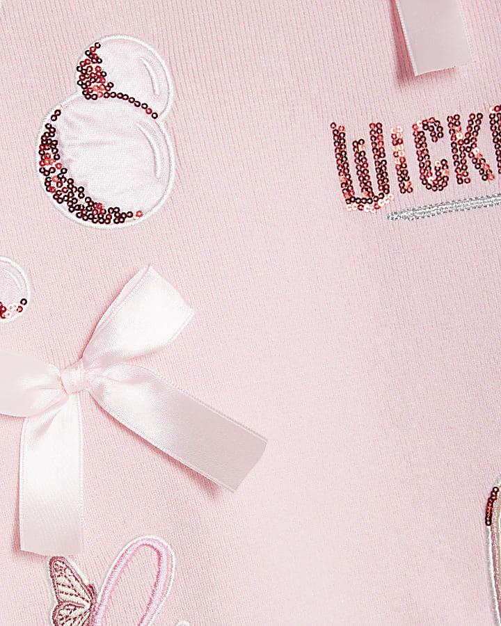 river island Wicked Girls Pink Glinda Icons Knitted Set