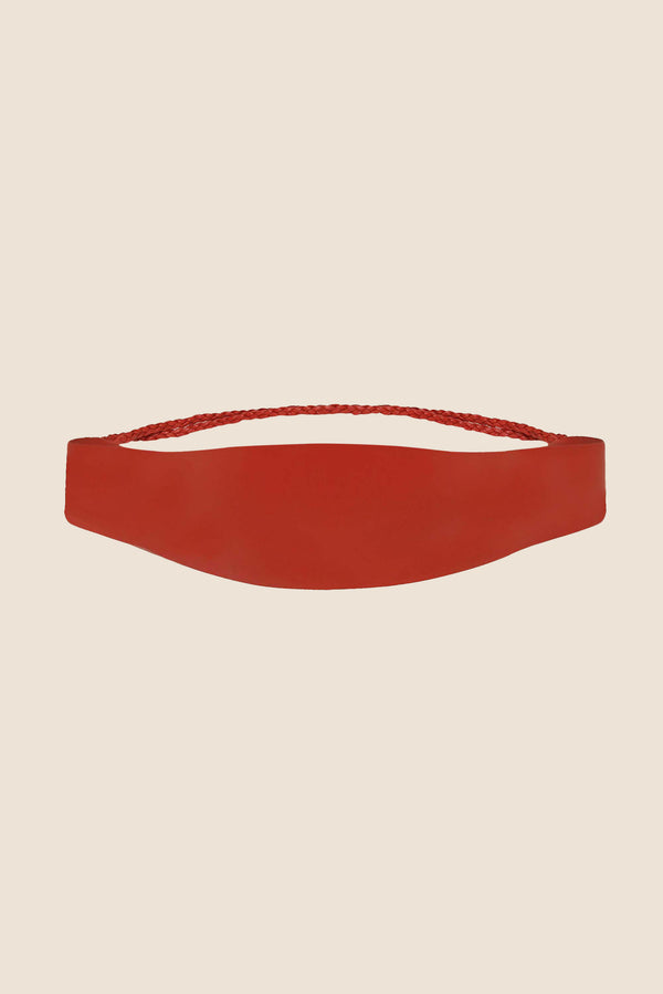 rixo Aakshi Leather Belt Red