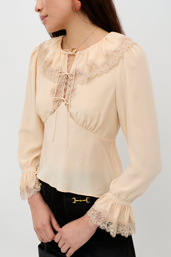 Rixo Aimme Silk Blouse Shell