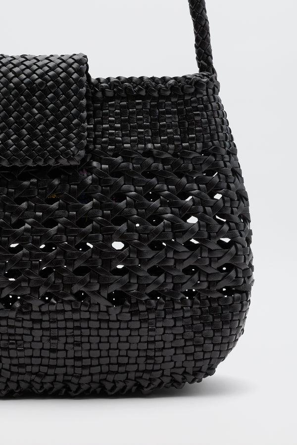 Rixo Amoria Leather Bag Black