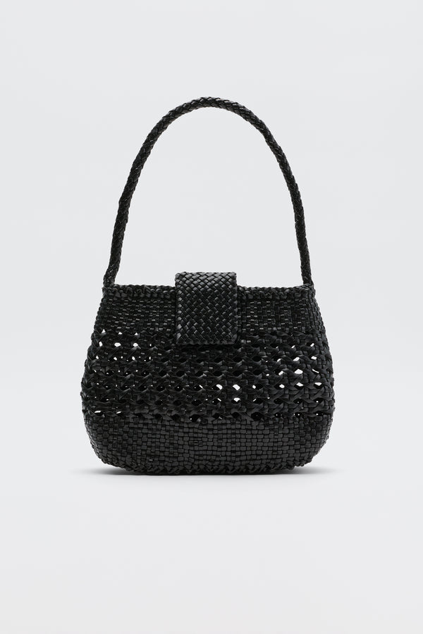 rixo Amoria Leather Bag Black