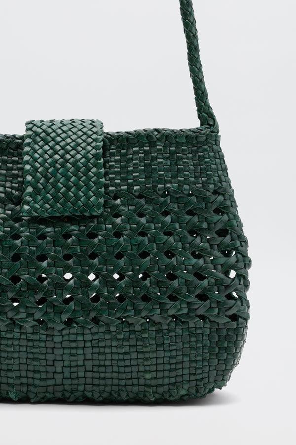 Rixo Amoria Leather Bag Green