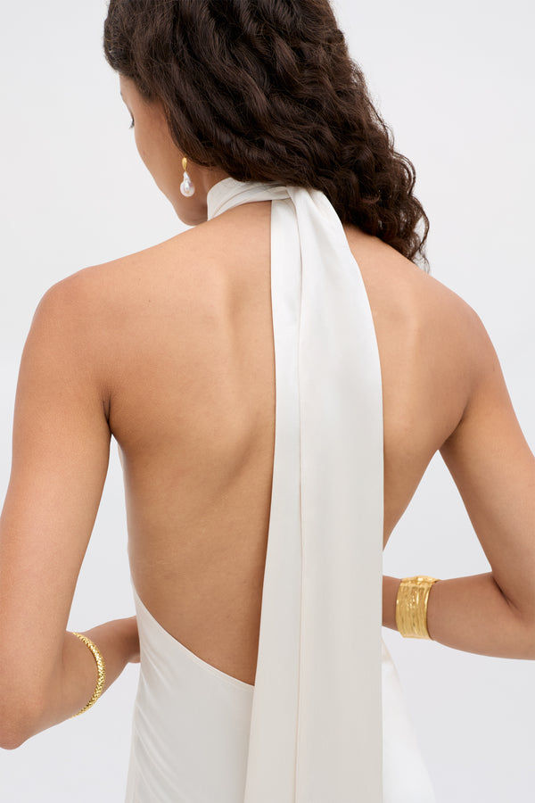 Rixo Arista Gown Pearl