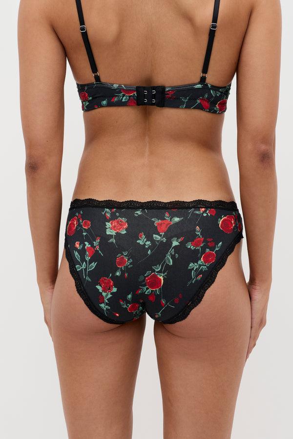 Rixo Classic Knickers Claudia Rose Black