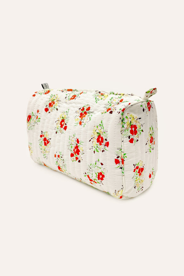 Rixo Jaipur Cotton Washbag Garden Cream