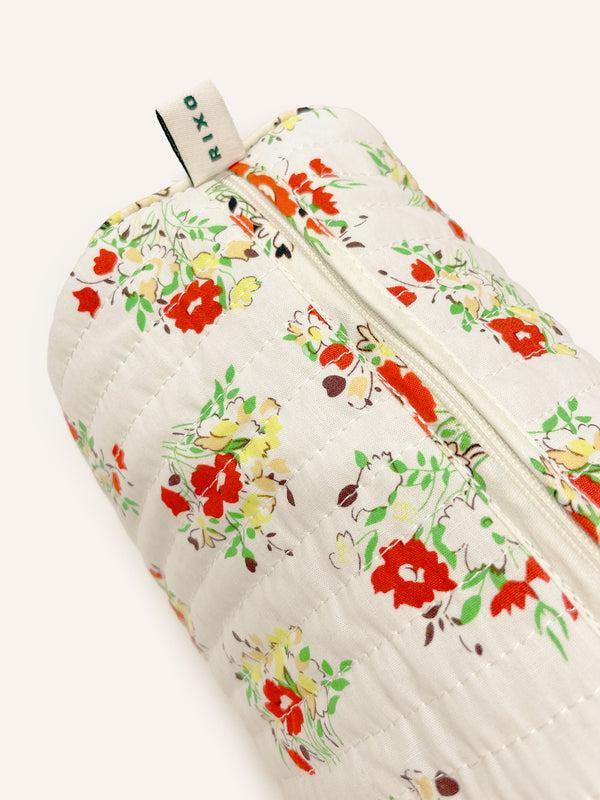 Rixo Jaipur Cotton Washbag Garden Cream