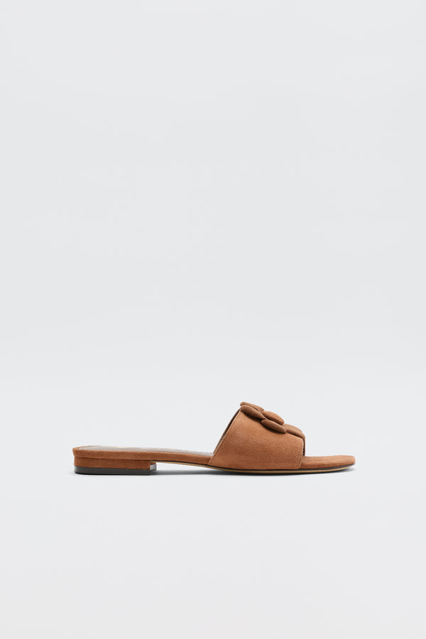 rixo Kenna Suede Sandals Brown