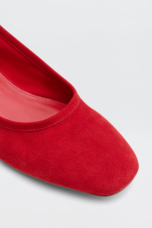 Rixo Kierna Suede Pumps Red