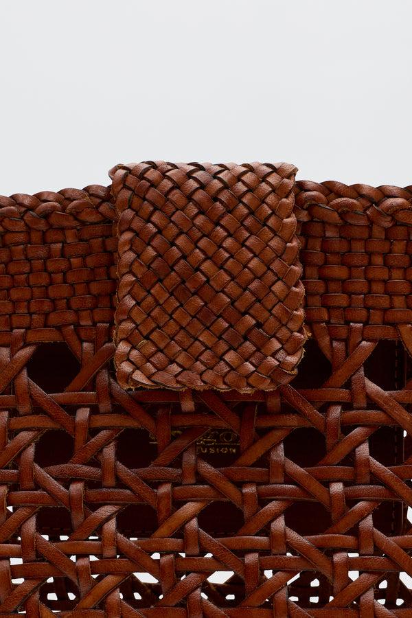 Rixo Lucine Leather Bag Tan