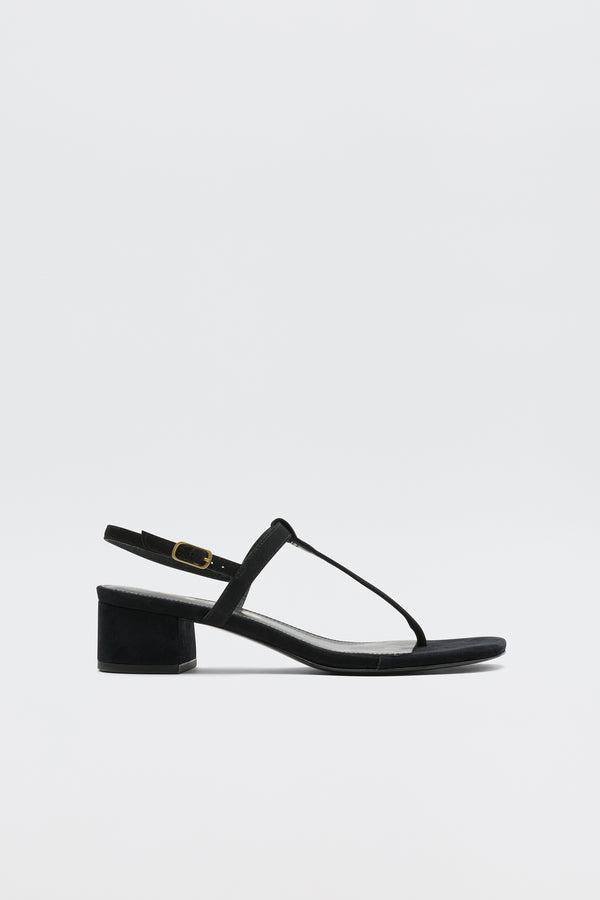 rixo Mads Suede Sandals Black
