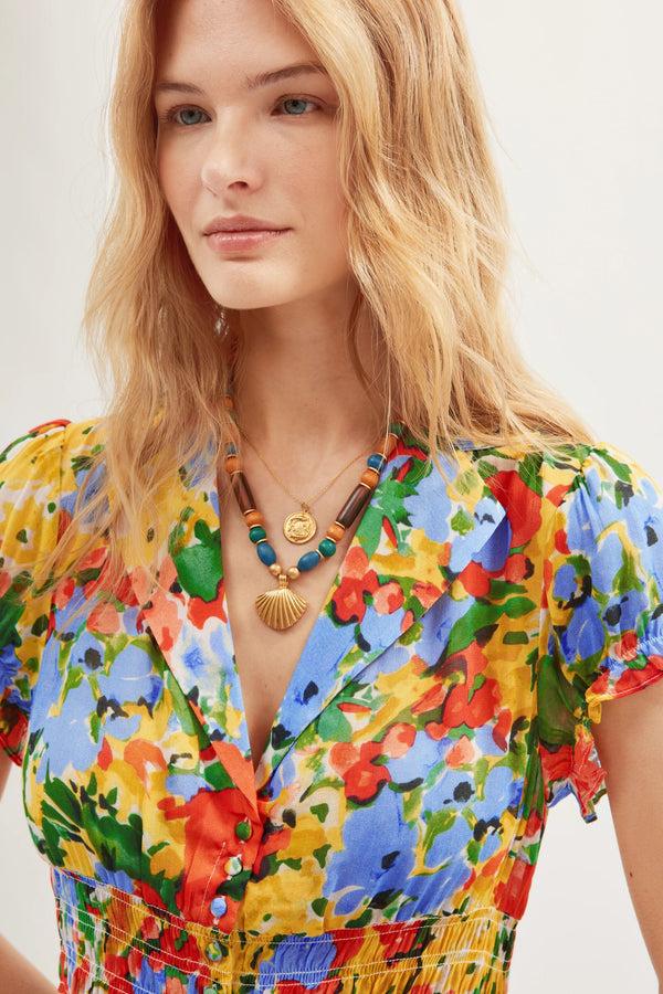 Rixo Maelle Top Wedding Floral Multi