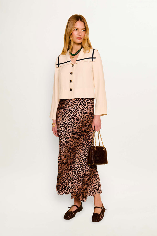 Rixo Manon Top Almond