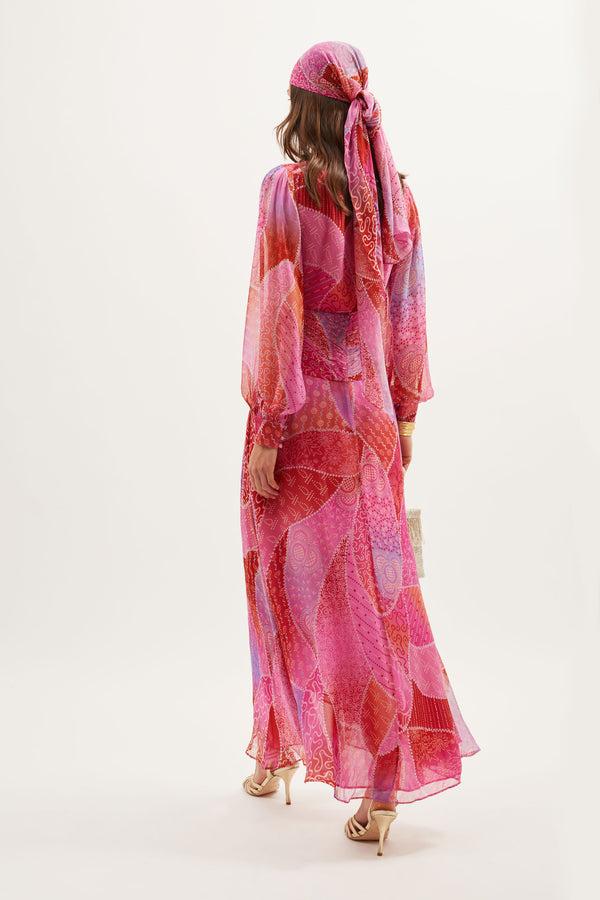 Rixo Meera Gown Ibiza Night Sunset