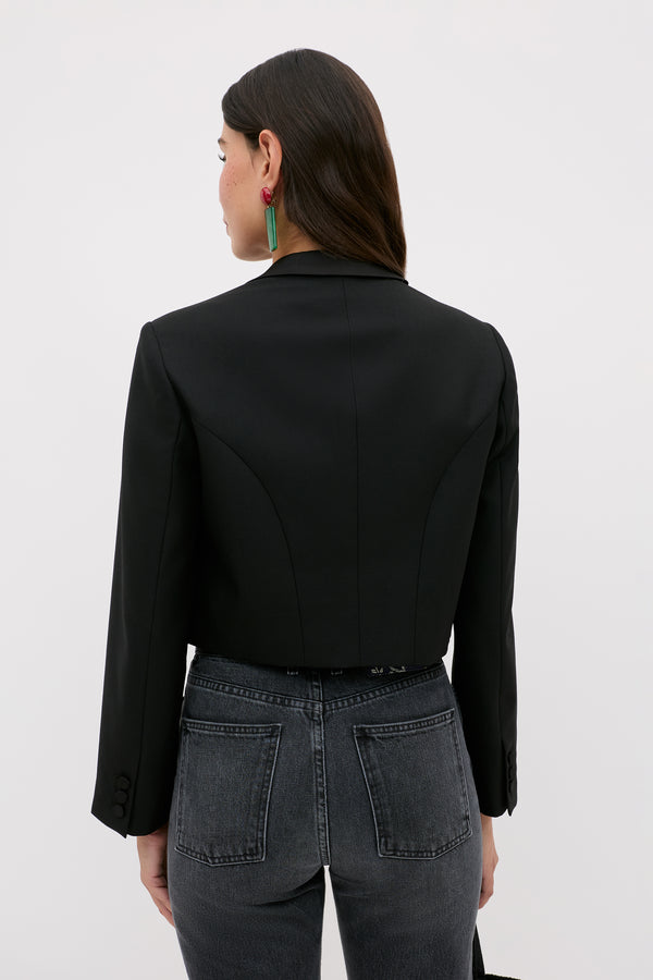 Rixo Meria Wool Jacket Black