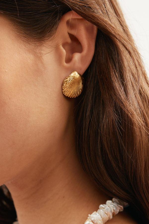 Rixo Meyra Earrings Gold