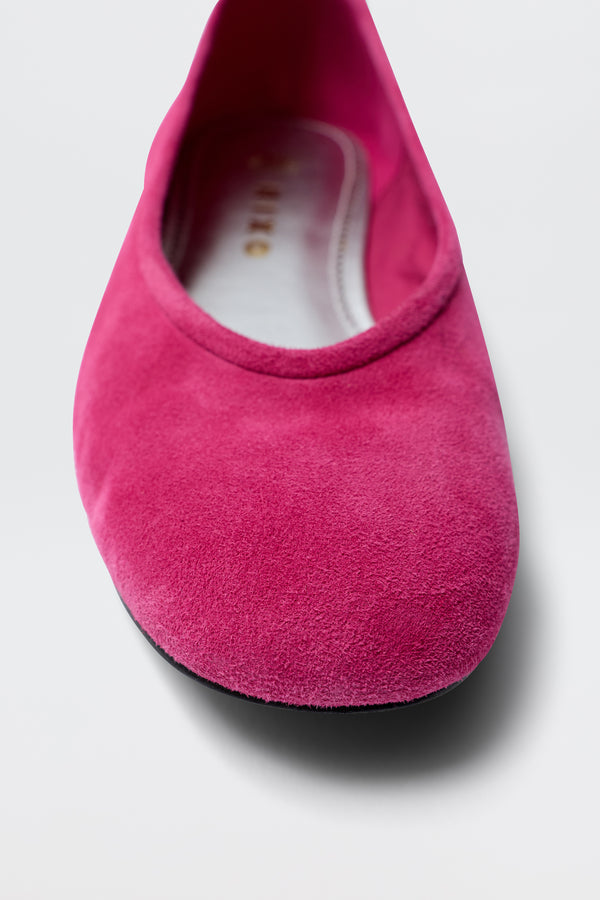 Rixo Mirielle Suede Pumps Pink