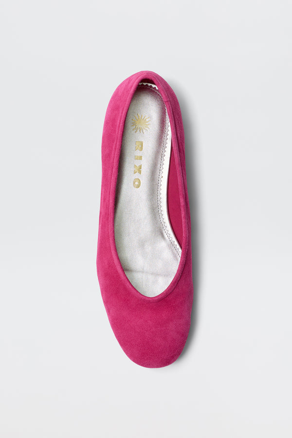 rixo Mirielle Suede Pumps Pink