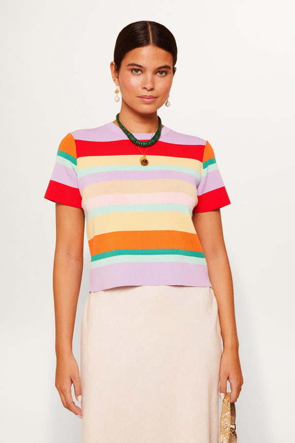 rixo Nalini Knitted Top Multi