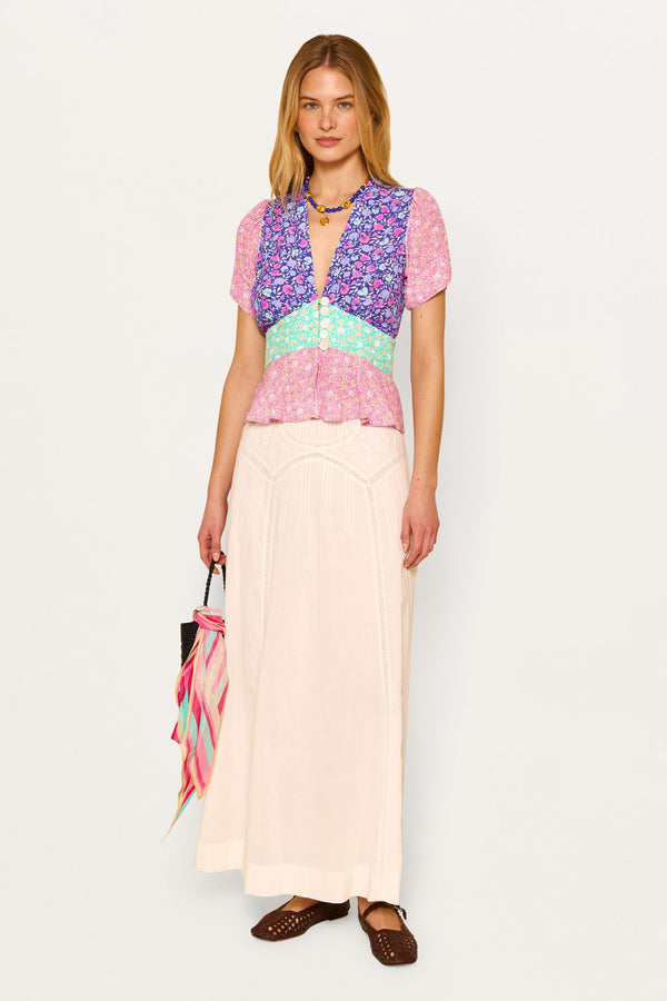 Rixo Reine Top Shell Pansy Mix Multi