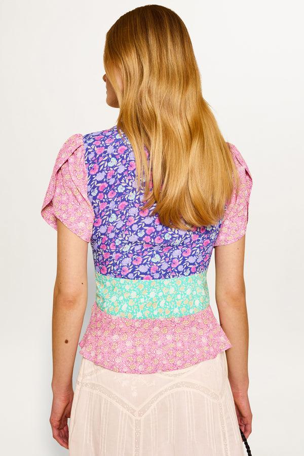 Rixo Reine Top Shell Pansy Mix Multi