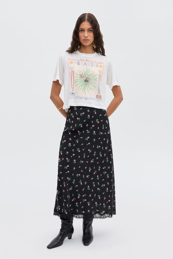 Rixo Ria Zodiac T-Shirt Aquarius