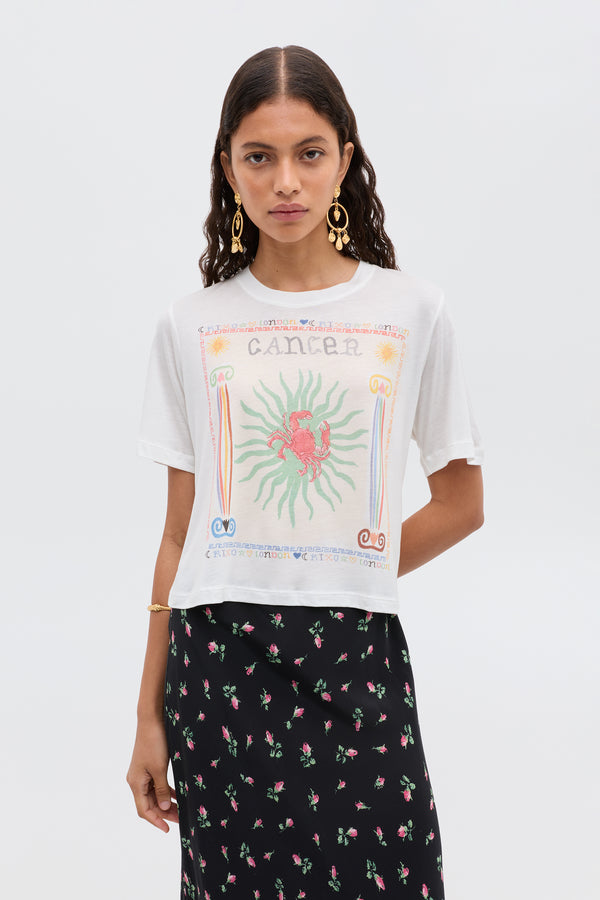 rixo Ria Zodiac T-Shirt Cancer