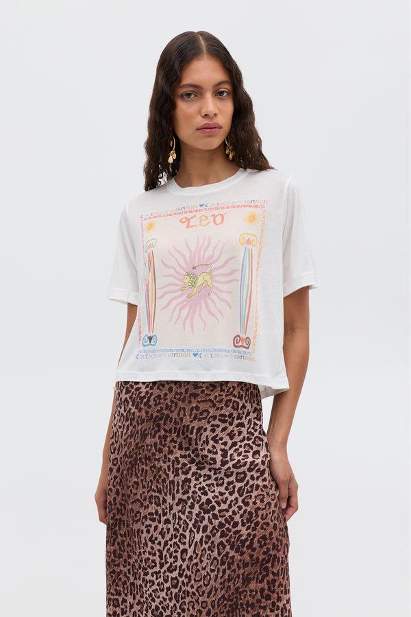 rixo Ria Zodiac T-Shirt Leo