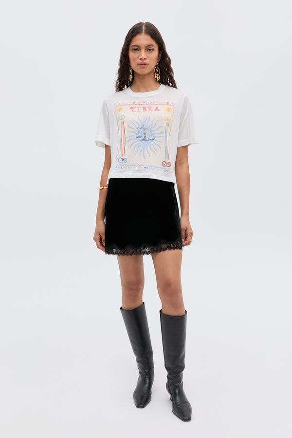 Rixo Ria Zodiac T-Shirt Libra