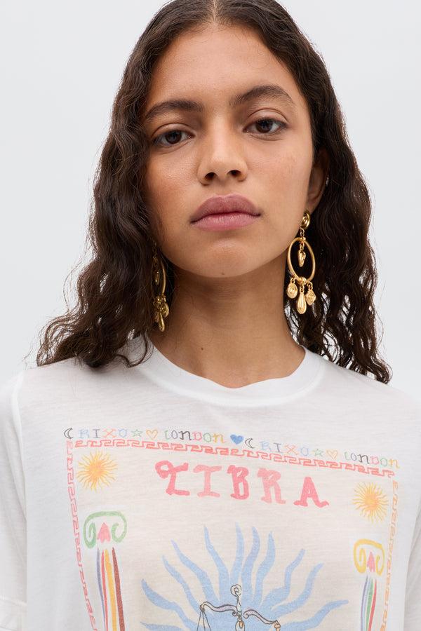 Rixo Ria Zodiac T-Shirt Libra