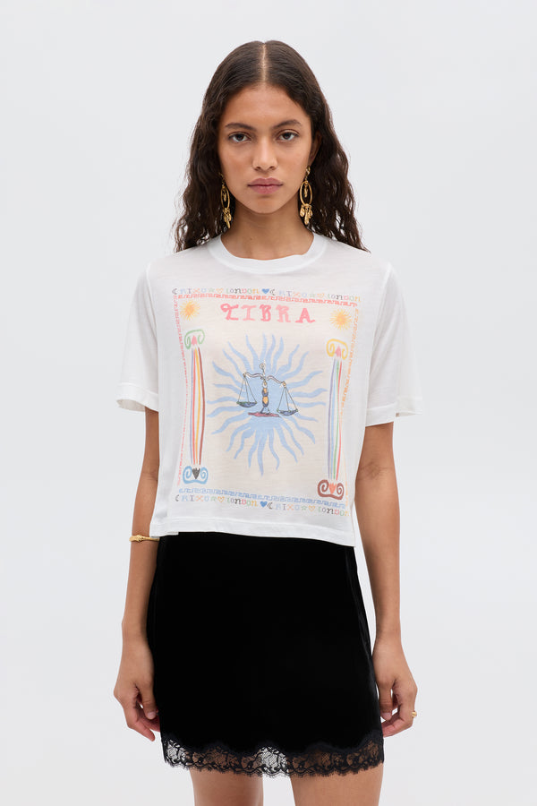 rixo Ria Zodiac T-Shirt Libra