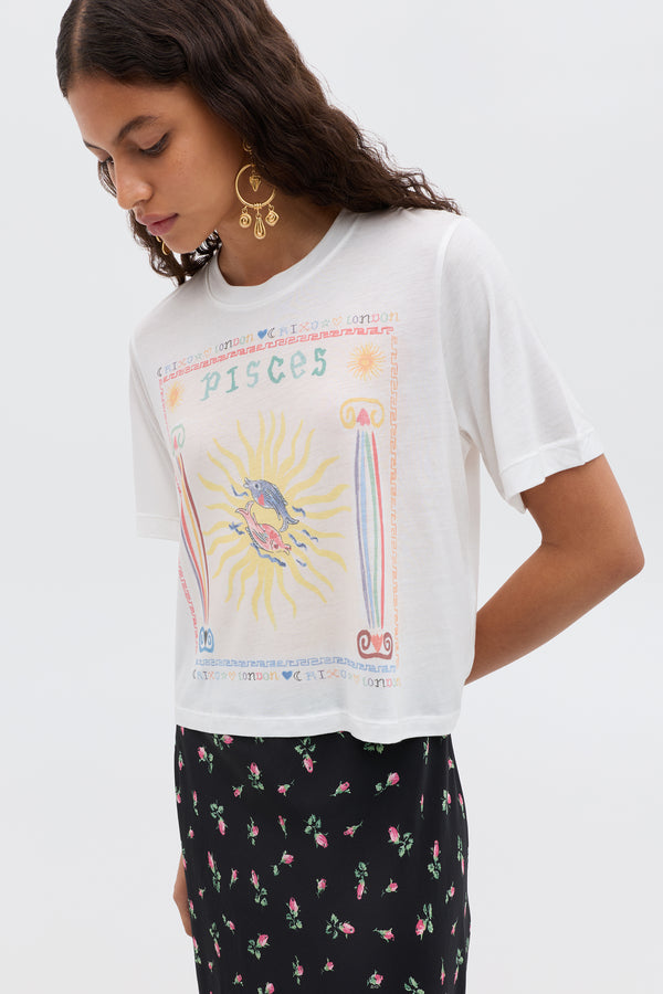 Rixo Ria Zodiac T-Shirt Pisces