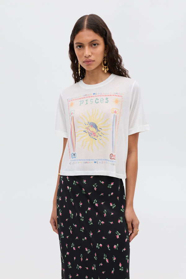 rixo Ria Zodiac T-Shirt Pisces