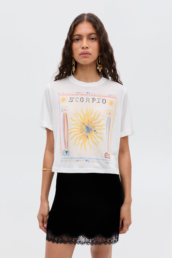rixo Ria Zodiac T-Shirt Scorpio