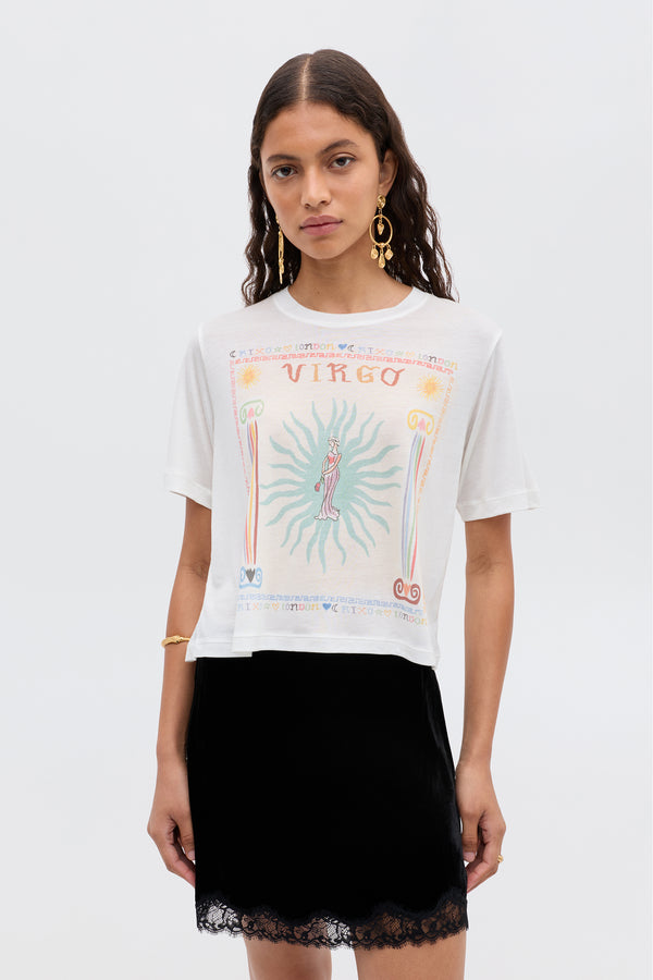 rixo Ria Zodiac T-Shirt Virgo