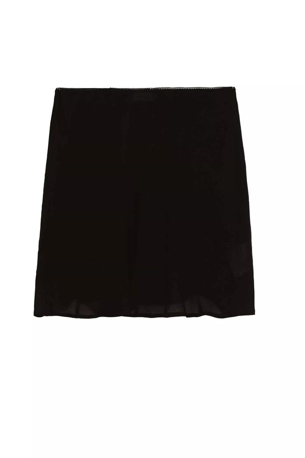 rixo Slip Skirt Black