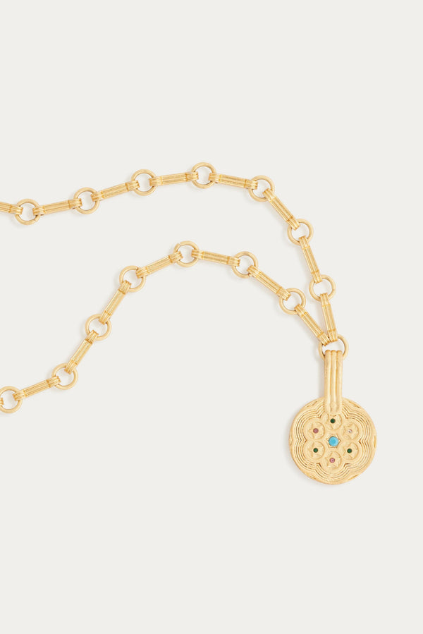 Rixo Sol Pendant Gold