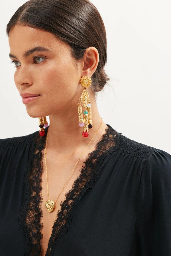 Rixo Taelia Necklace Gold