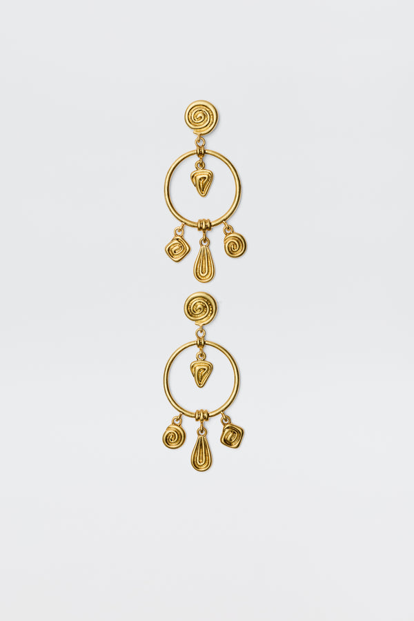 rixo Thome Earrings Gold