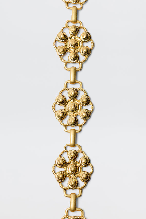 Rixo Tiana Gold-Plated Belt Gold