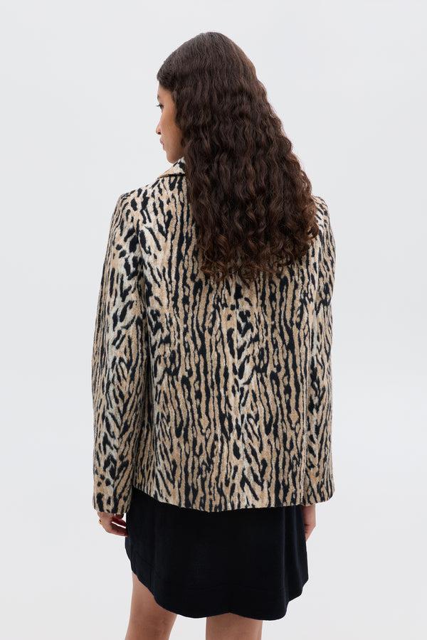 Rixo Tommie Leopard Jacket Bohemia Leopard