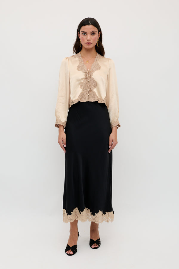 Rixo Tove Satin Top Shell