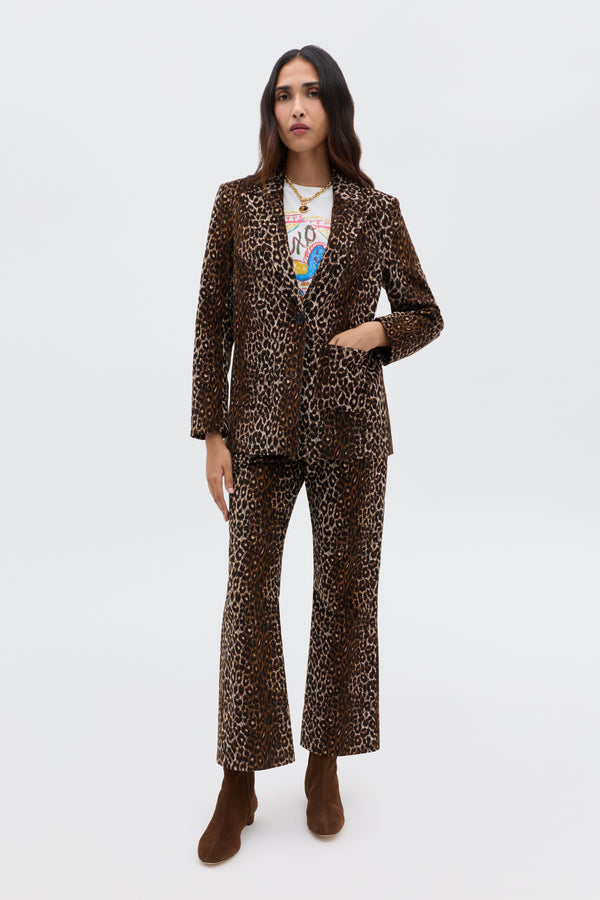 rixo Xander Jacket Lyra Leopard Black