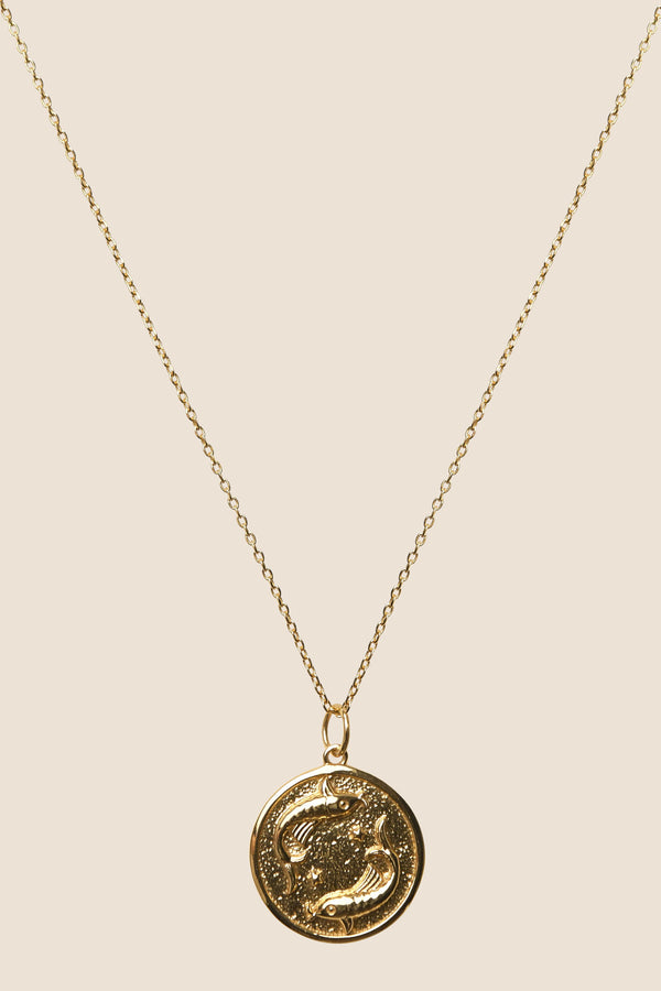 Rixo Zodiac Necklace Pisces