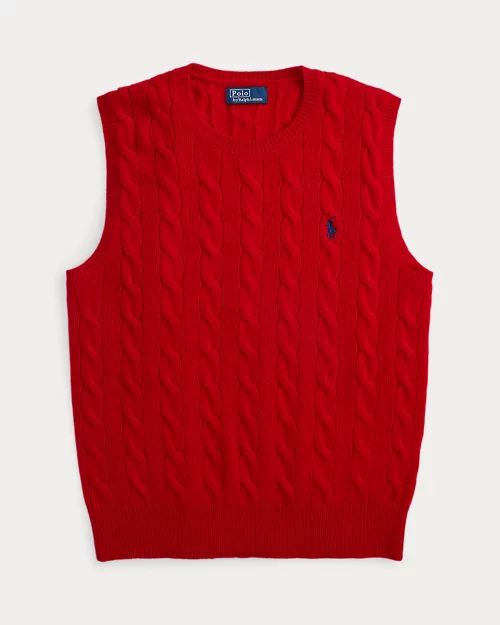 Rlx Ralph Lauren Cable-Knit Wool-Cashmere Sweater Vest