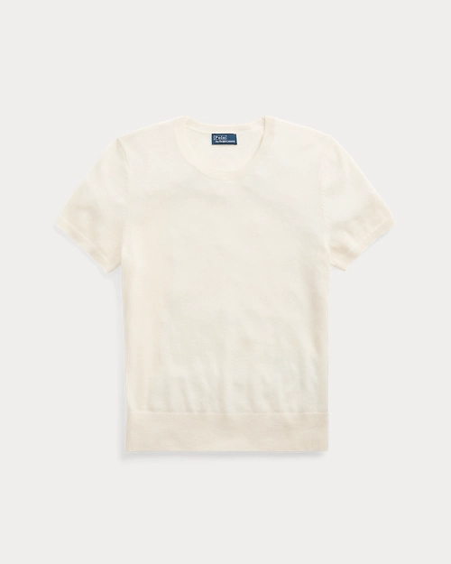 Rlx Ralph Lauren Cashmere Short-Sleeve Crewneck Sweater