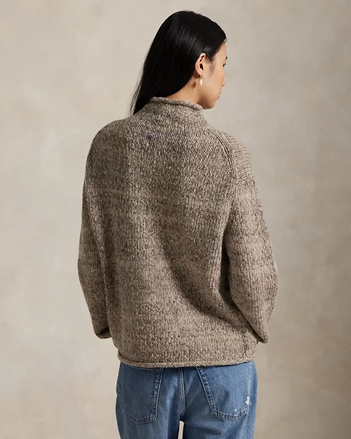 Rlx Ralph Lauren Flag Wool-Blend Turtleneck Sweater