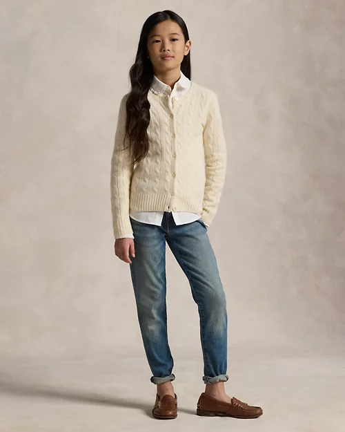 Rlx Ralph Lauren Cable-Knit Cashmere Cardigan